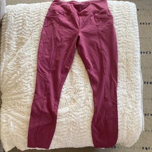 90 Degree By Reflex Fuchsia Leggings